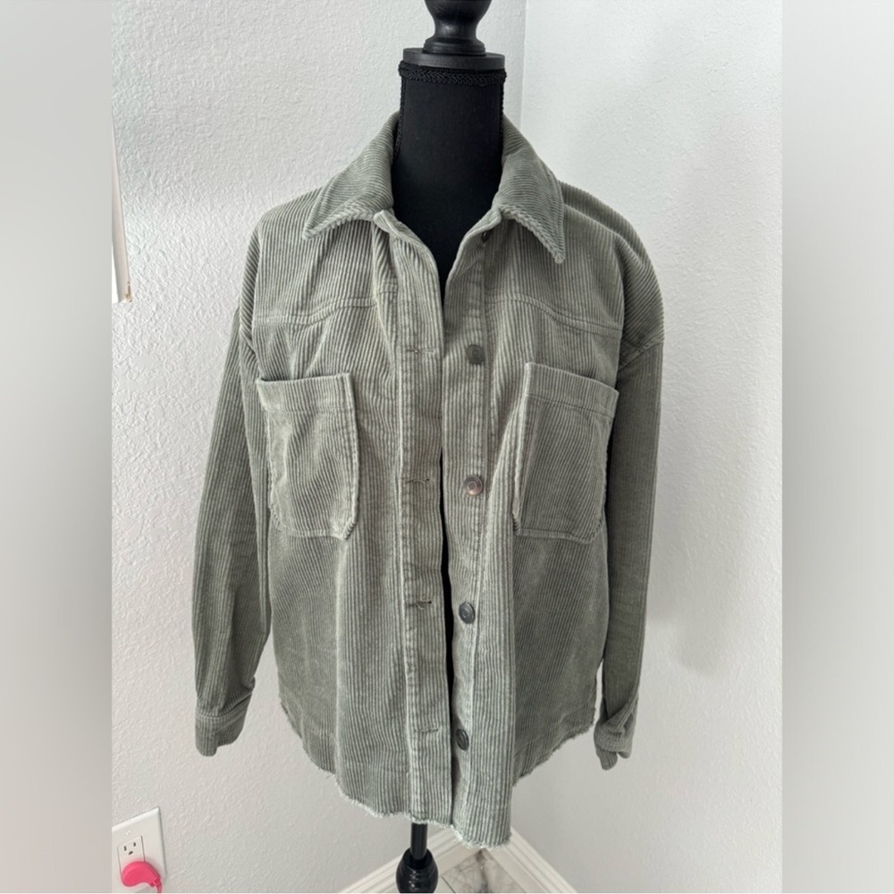 ZARA Olive Corduroy Jacket